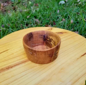 small oak bowl