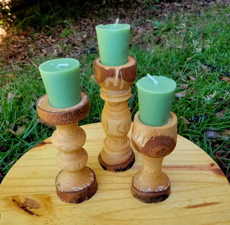 Ash candle Holders (3)